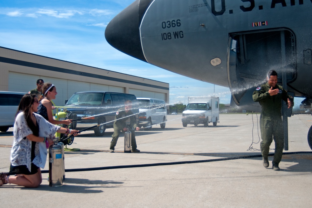 Lt. Col. Ruiz Final Flight With 108th Wing