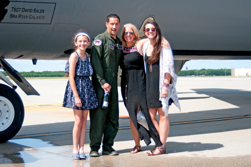 Lt. Col. Ruiz Final Flight With 108th Wing