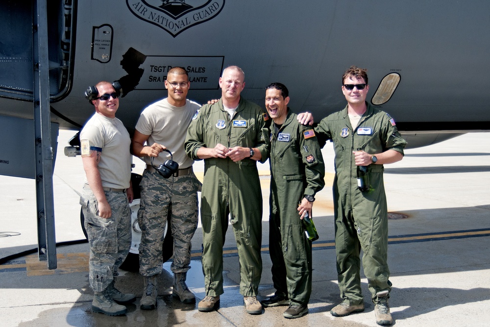 Lt. Col. Ruiz Final Flight With 108th Wing