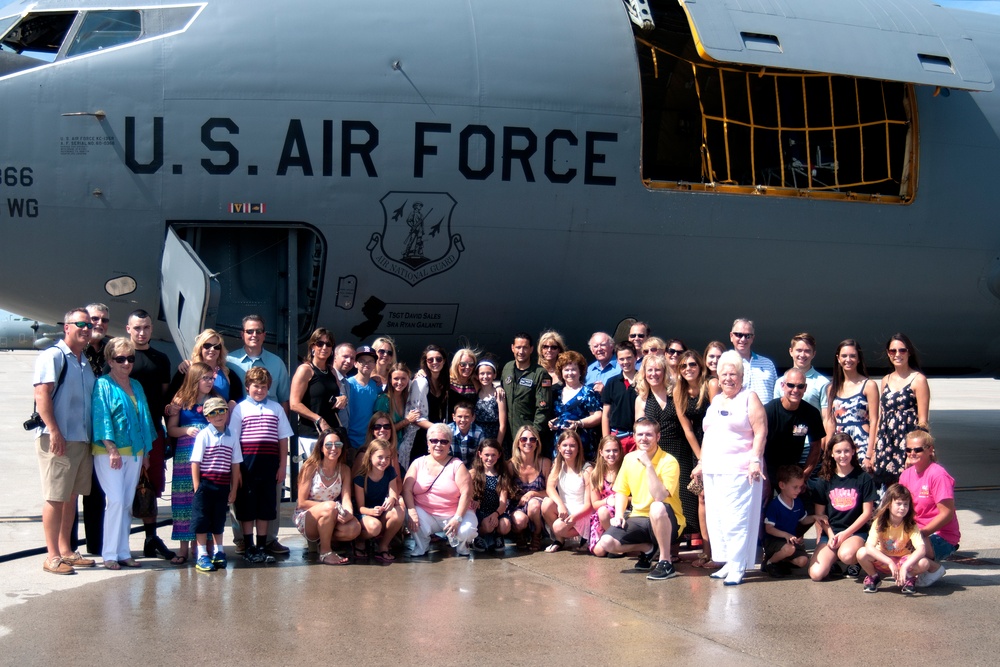 Lt. Col. Ruiz Final Flight With 108th Wing