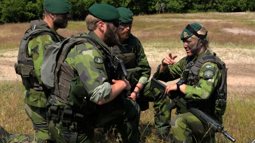 International Amphibious Assault in Ravlunda, Sweden, during BALTOPS 2015
