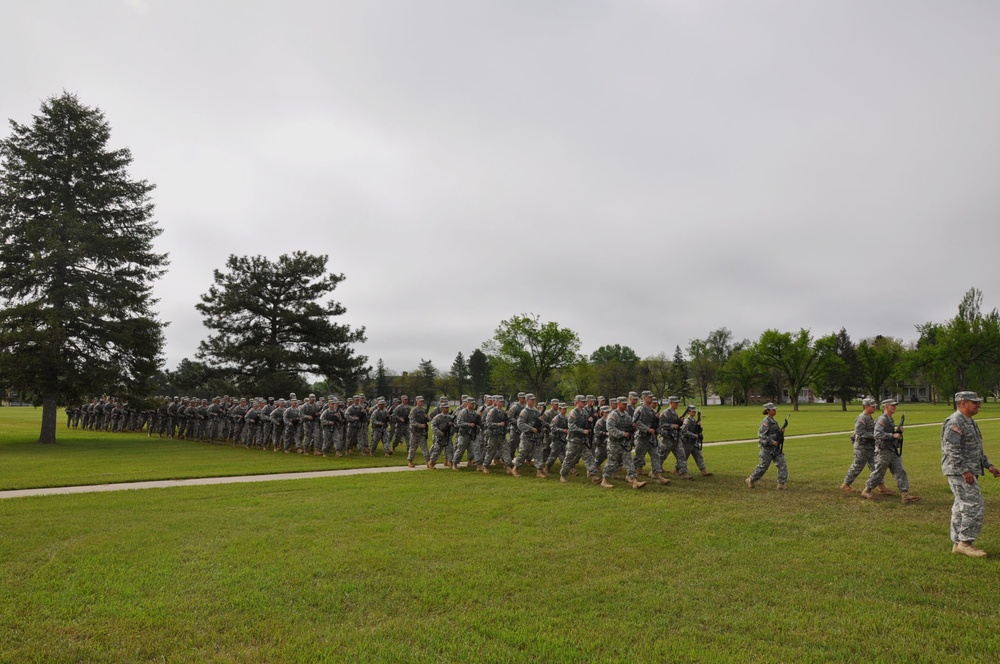 881st Troop Command supports Officer Candidate School