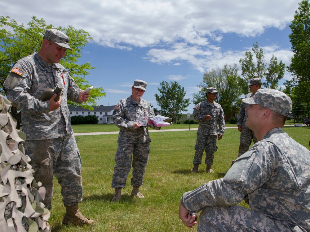 881st Troop Command supports Officer Candidate School