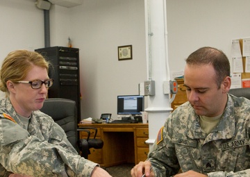 881st Troop Command supports Officer Candidate School