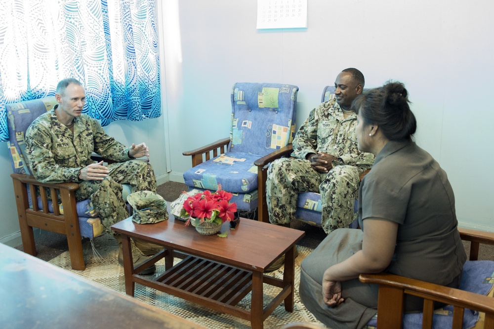 Capt. Meyer meets with MFA OIC