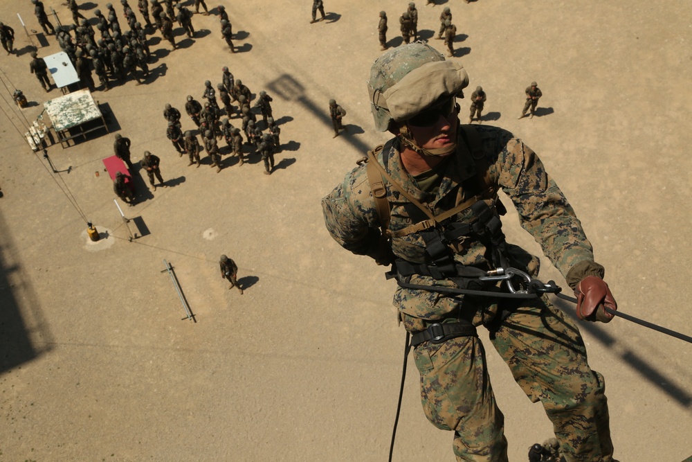 Marines Rappel Training