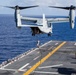 Marines practice fast roping on ship