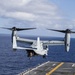 Marines practice fast roping on ship