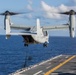 Marines practice fast roping on ship