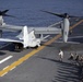 Marines practice fast roping on ship