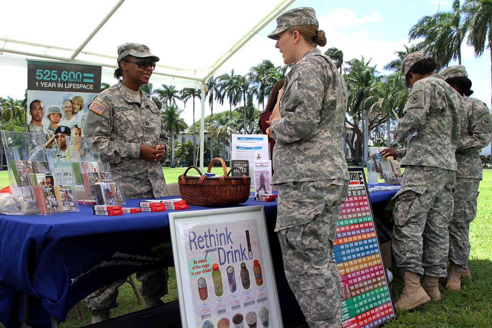 Historic health fair on historic Palm Circle