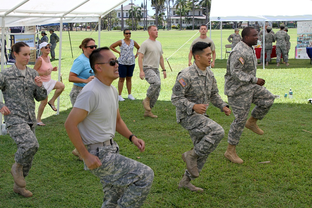 Historic health fair on historic Palm Circle