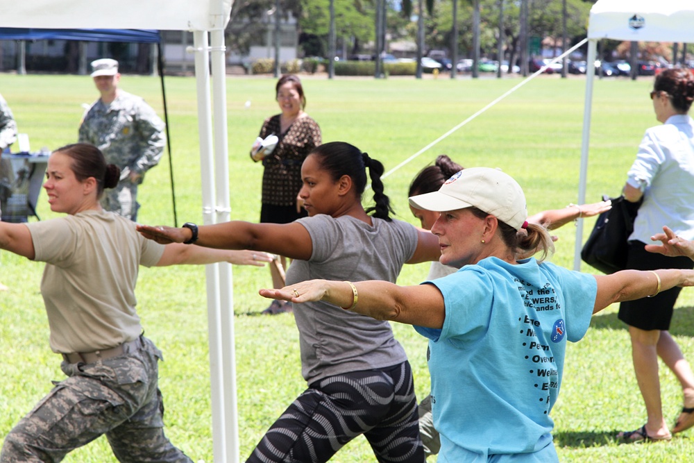 Historic health fair on historic Palm Circle