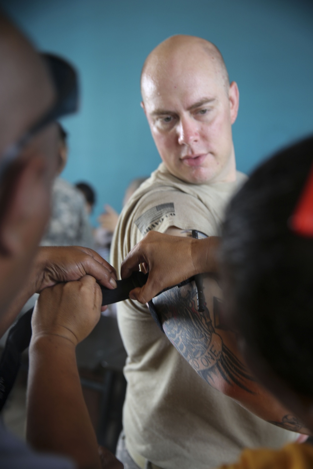 First aid training at Maritime Training Center