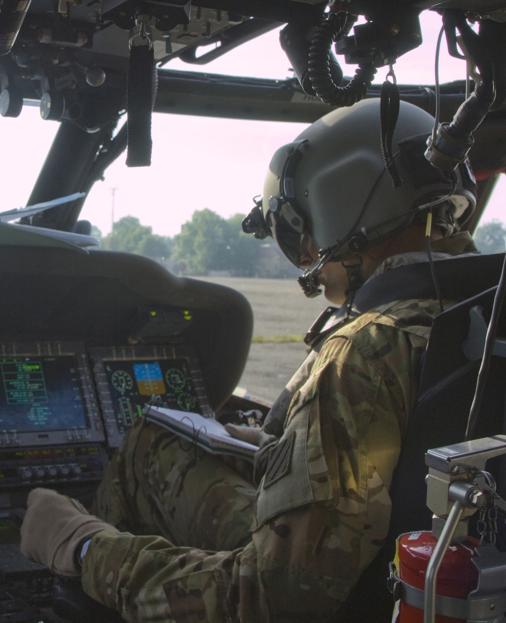 Taking back the skies: Black Hawks fly training mission in Lithuania