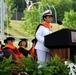 Adm. Michelle Howard gives the keynote address during a commencement ceremony at Rensselaer Polytechnic Institute