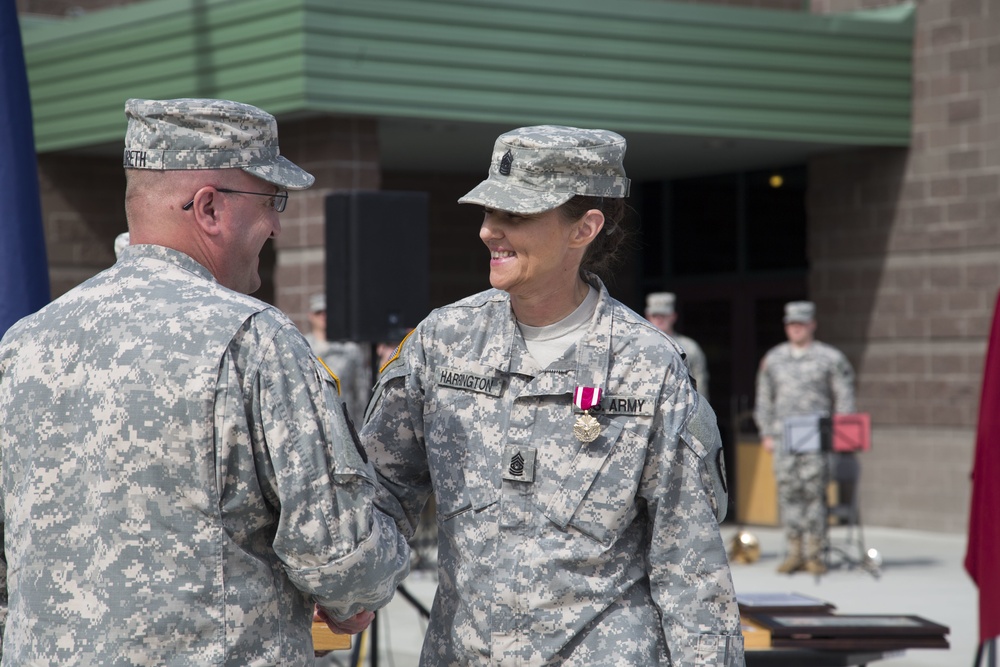 Alaska Army National Guard state command sergeant major retires