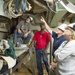 Ship's Sponsor Susan Ford Bales visits CVN 78