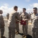 USS Essex: Marines receive new rank at sea