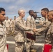 USS Essex: Marines receive new rank at sea
