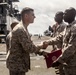 USS Essex: Marines receive new rank at sea