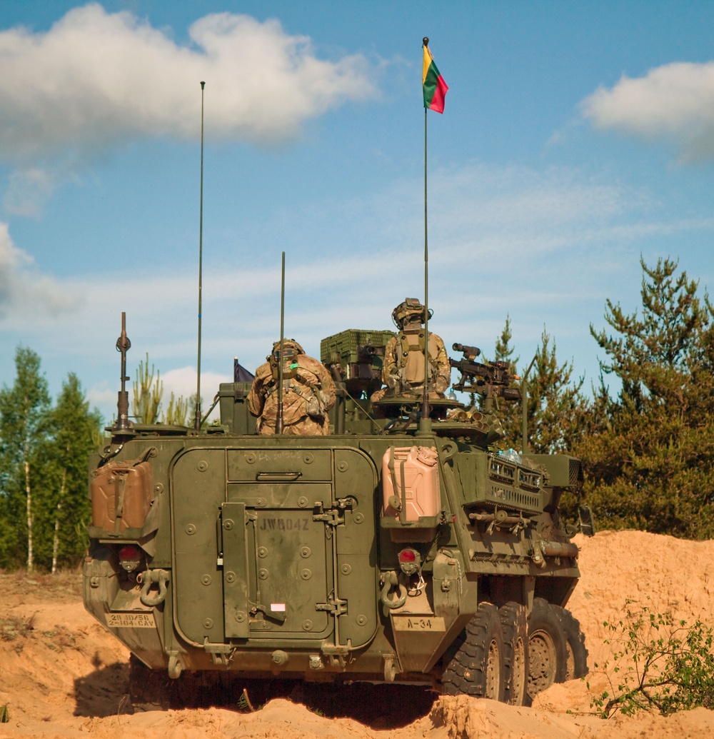 Pennsylvania National Guard conduct annual training in Lithuania