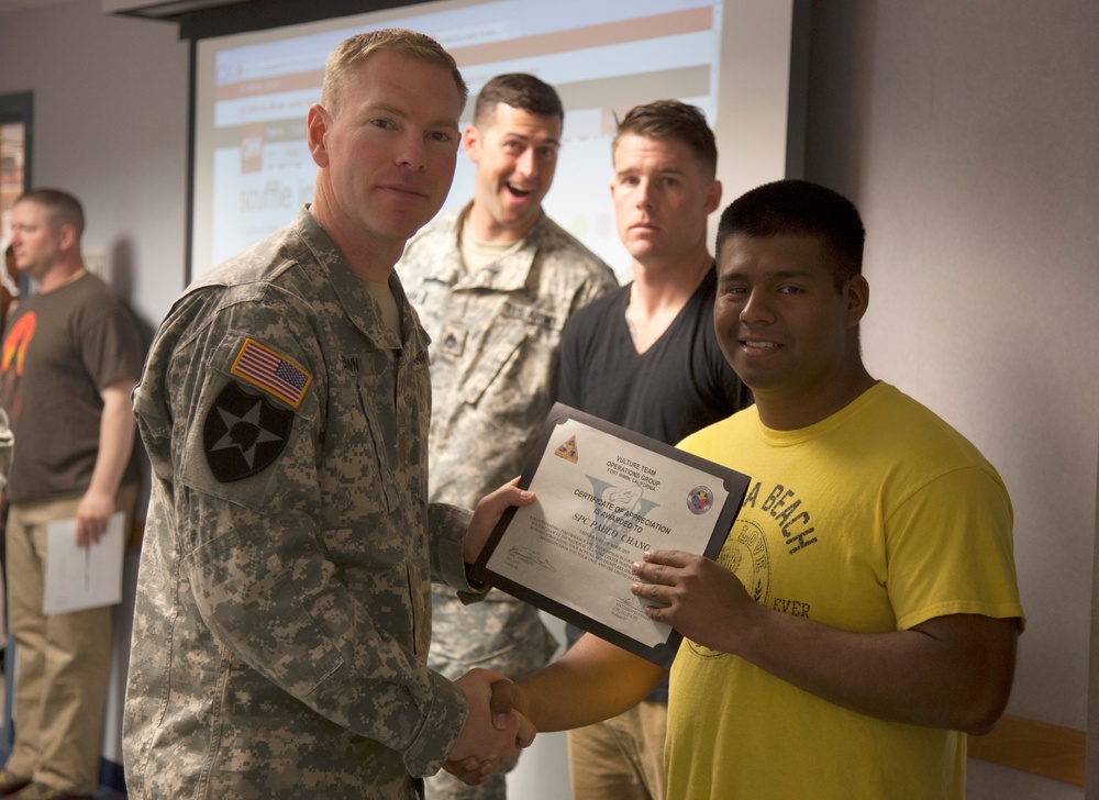 55th Signal Company (Combat Camera) Award Ceremony