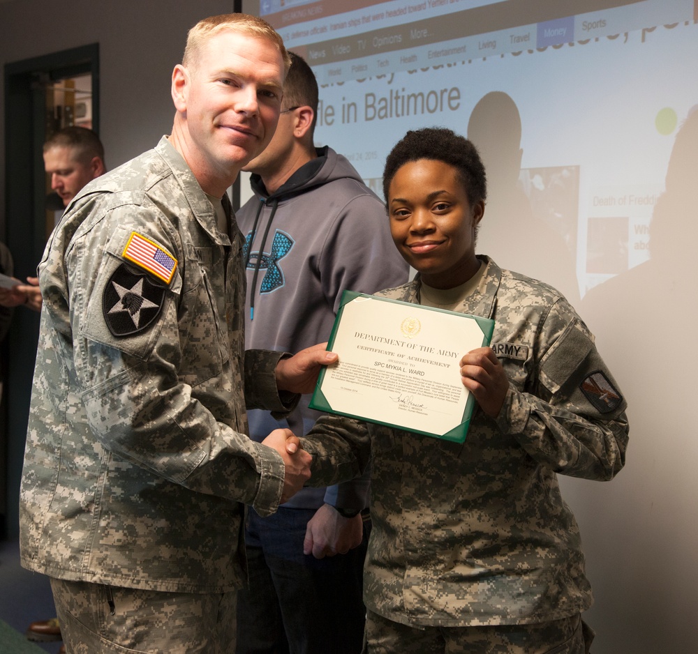 55th Signal Company (Combat Camera) Award Ceremony