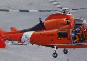 US Coast Guard Art Program 2015 Collection, 'Vertical Surface Training'