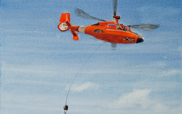 US Coast Guard Art Program 2015 Collection, 'Lifeline'