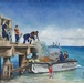 US Coast Guard Art Program 2015 Collection, 'Entanglement Protection on Kure Atoll'