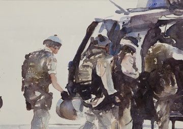 US Coast Guard Art Program 2015 Collection, 'The Training Mission'