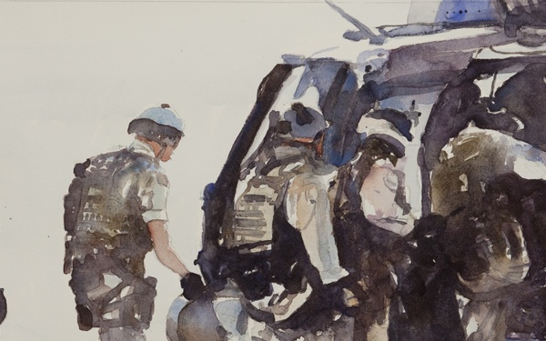 US Coast Guard Art Program 2015 Collection, 'The Training Mission'