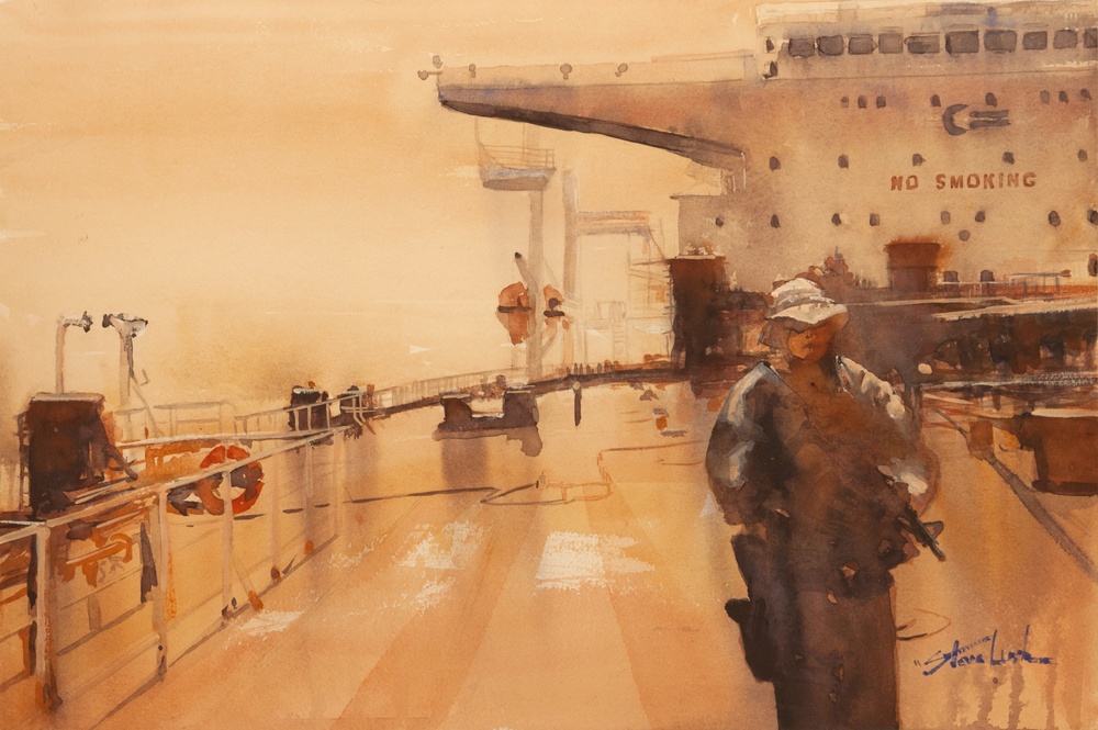 US Coast Guard Art Program 2015 Collection, 'The Interdiction'