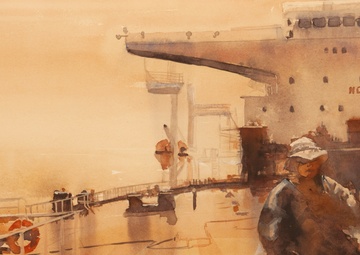 US Coast Guard Art Program 2015 Collection, 'The Interdiction'