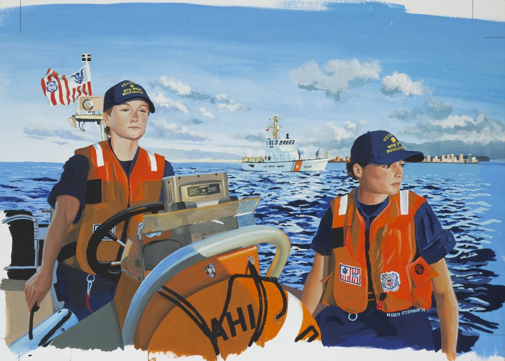 US Coast Guard Art Program 2015 Collection, 'Small Boats, Big Jobs'
