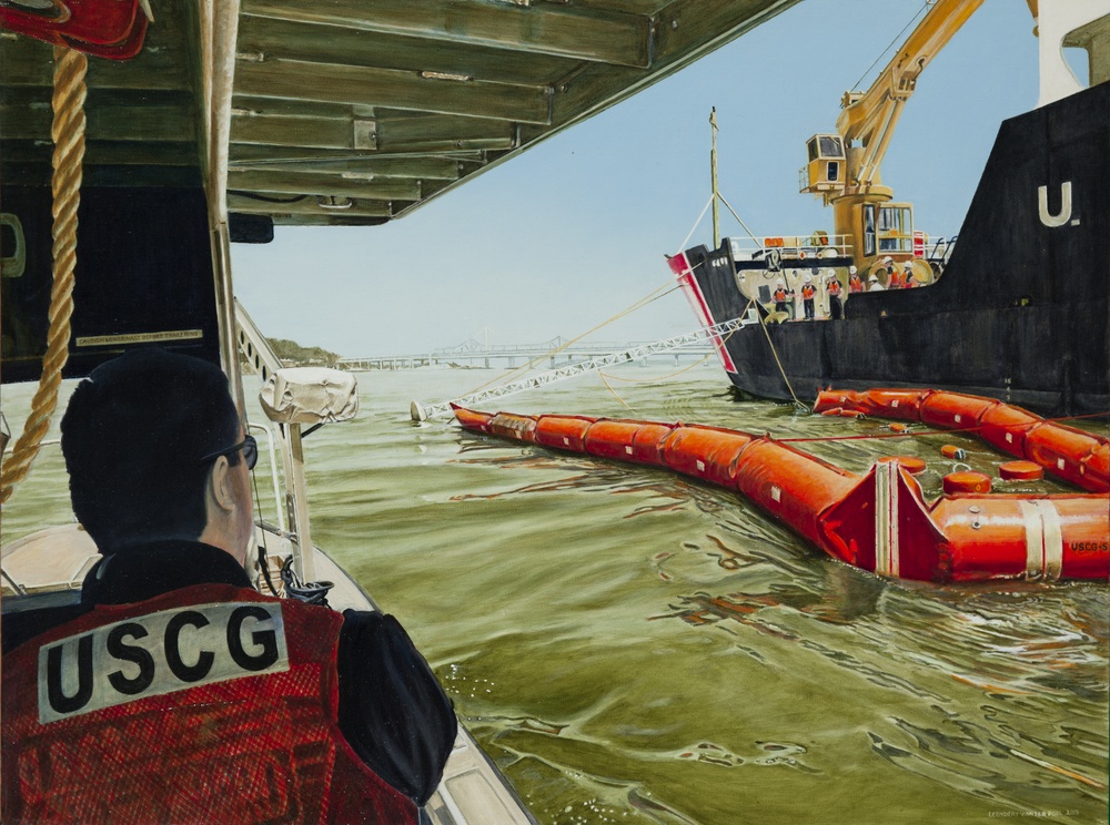 US Coast Guard Art Program 2015 Collection, 'Training for all Hazards'