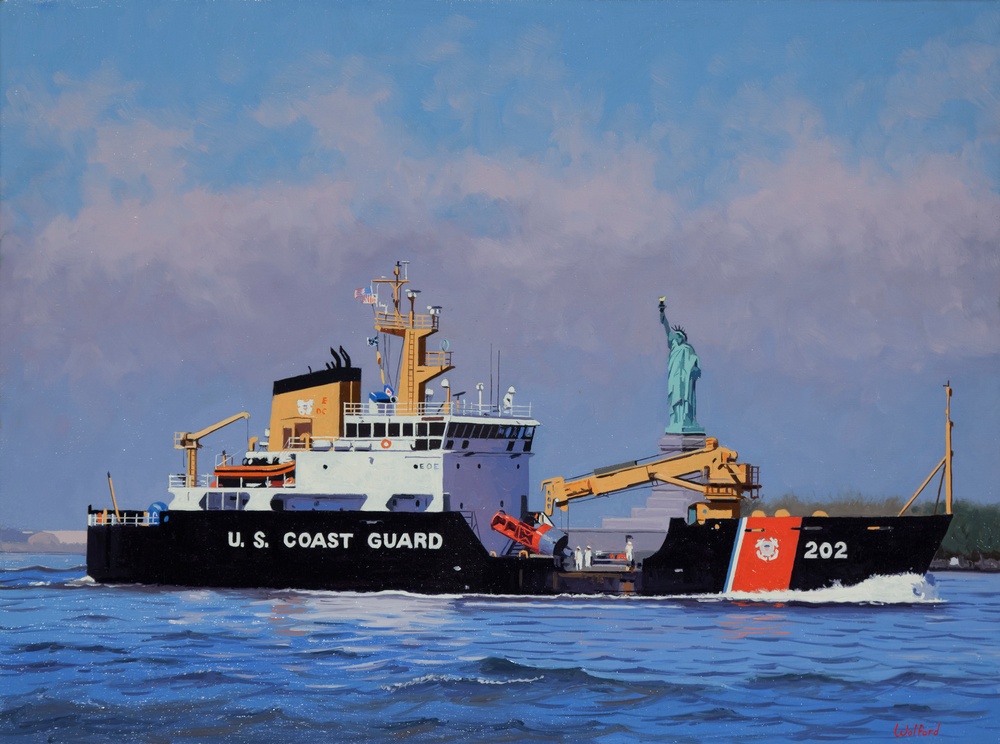 US Coast Guard Art Program 2015 Collection, 'Hudson River Patrol'