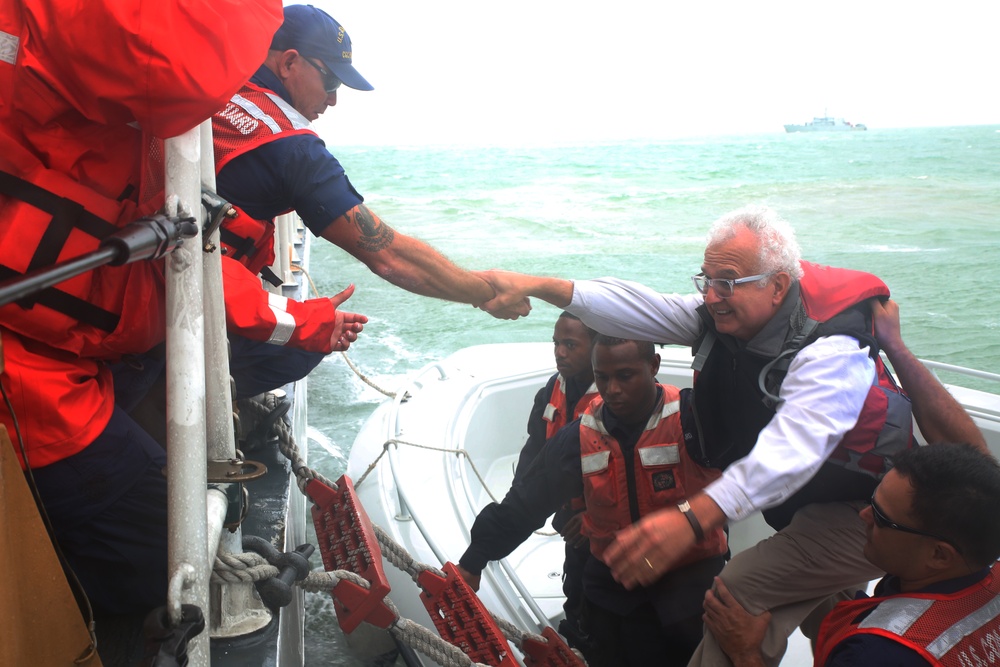 US ambassador visits USCGC Paul Clark