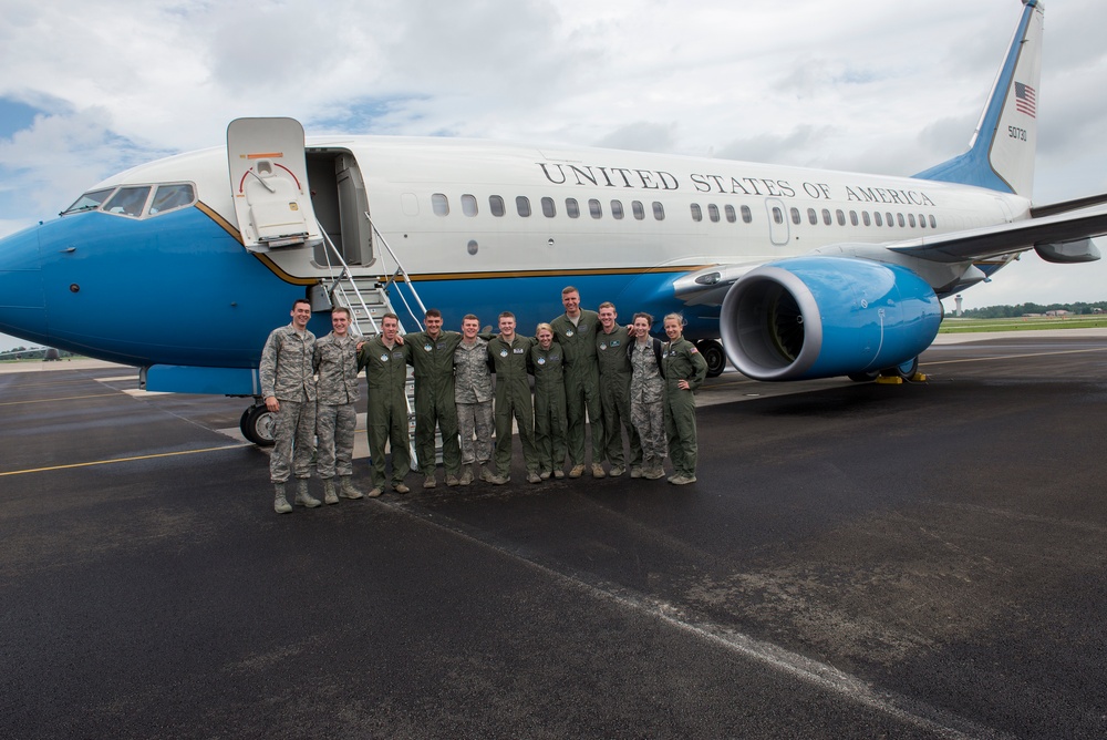 Cadets get a feel for operational Air Force at Scott