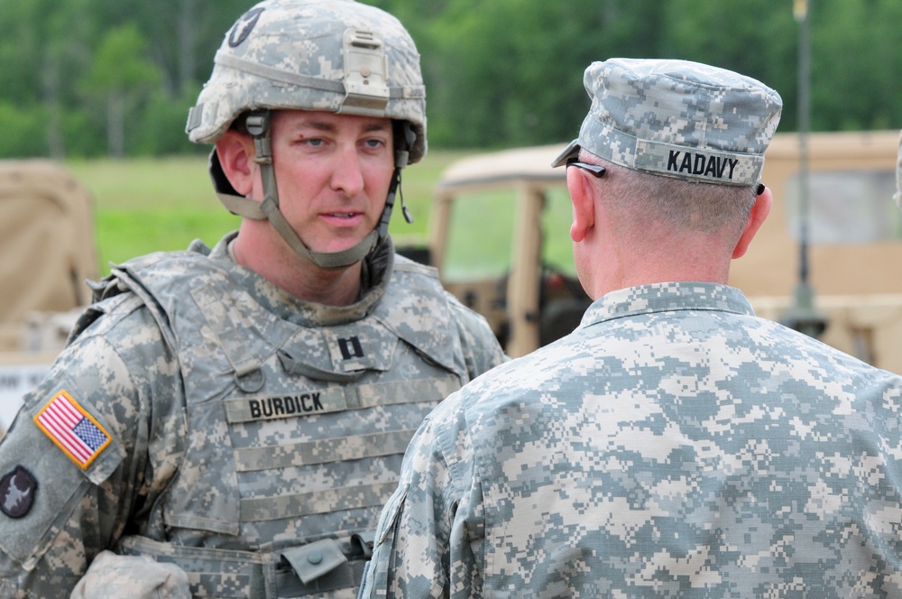 Lt. Gen. Timothy Kadavy visits Minnesota National Guard