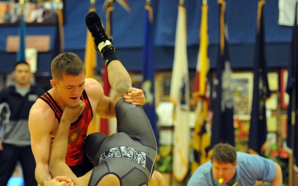 Moza Faye pins Ronald Latimer
