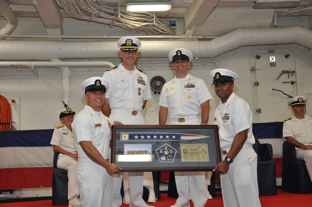 USS Arlington change of command