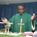 Fijian Catholic priest visits USNS Mercy during Pacific Partnership 2015