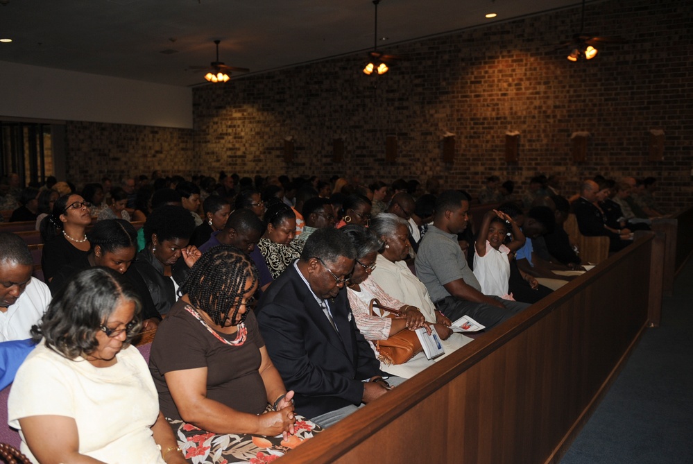Memorial service honors dedicated civilian