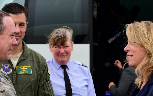 SecAF visits RAF Fairford