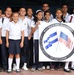 School children recognize US troops' efforts