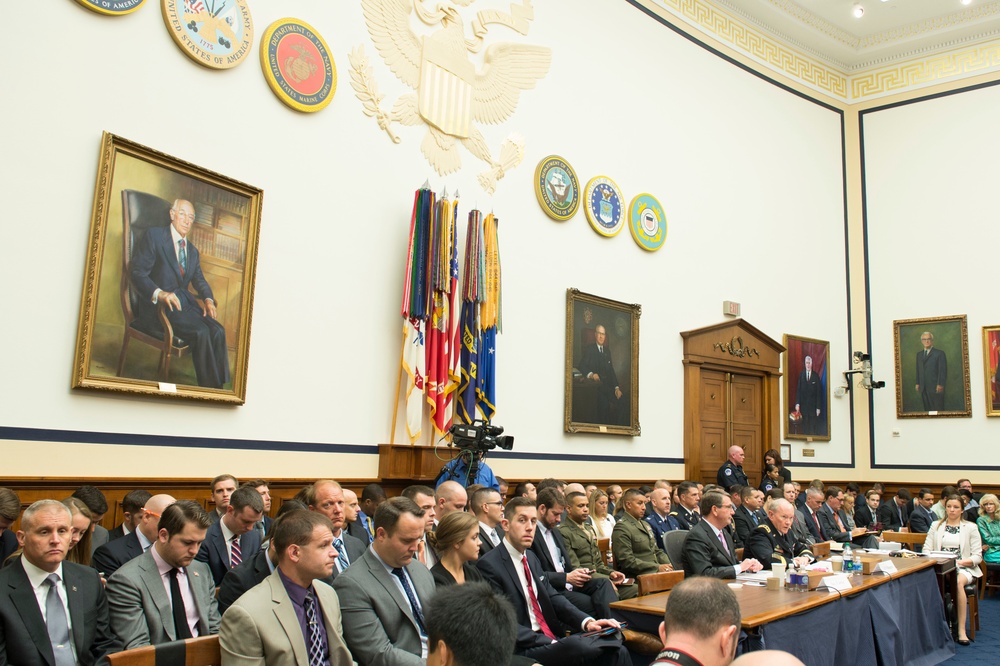 Defense leaders testify before House
