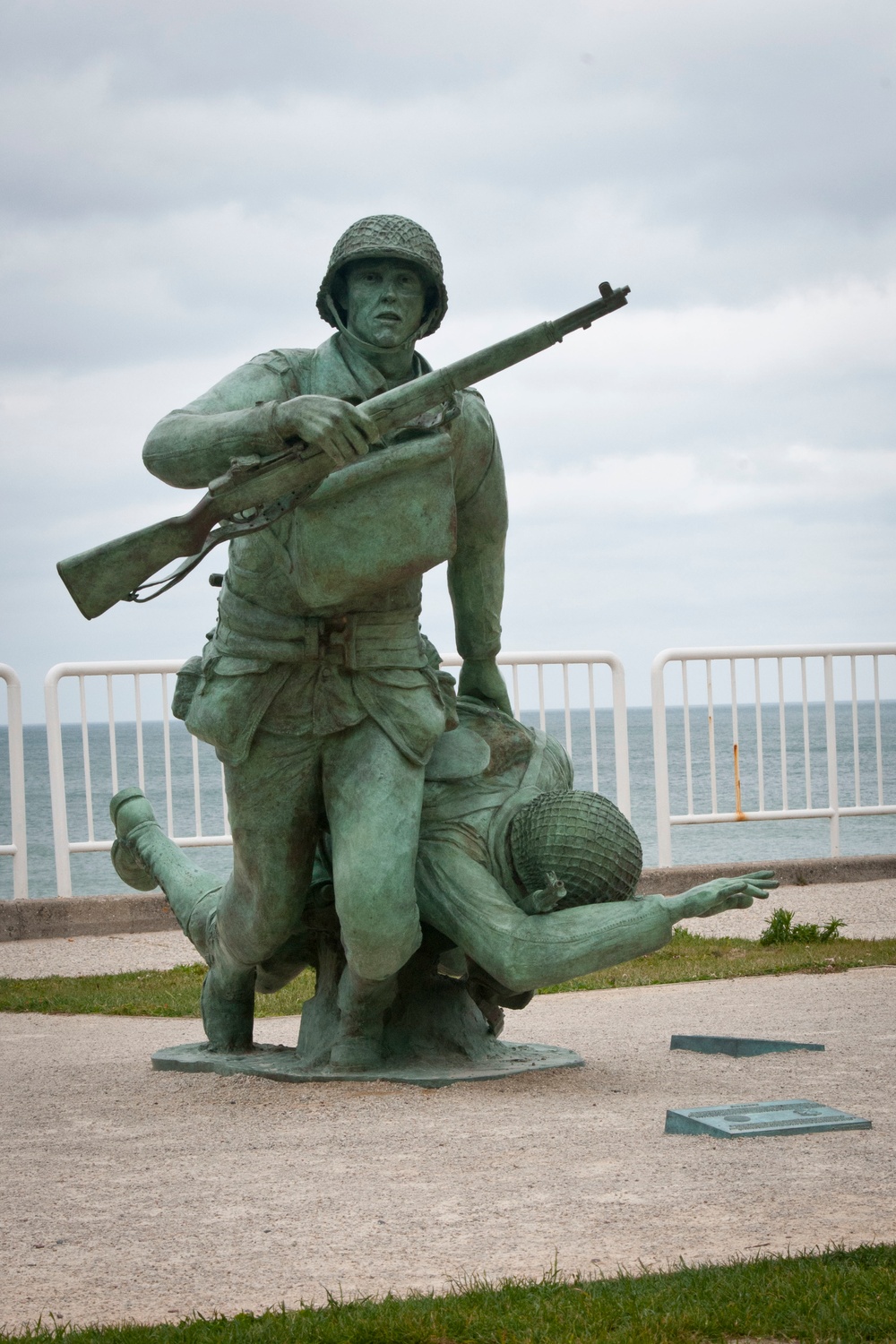 Joint Task Force D-Day 71 visits D-Day sites