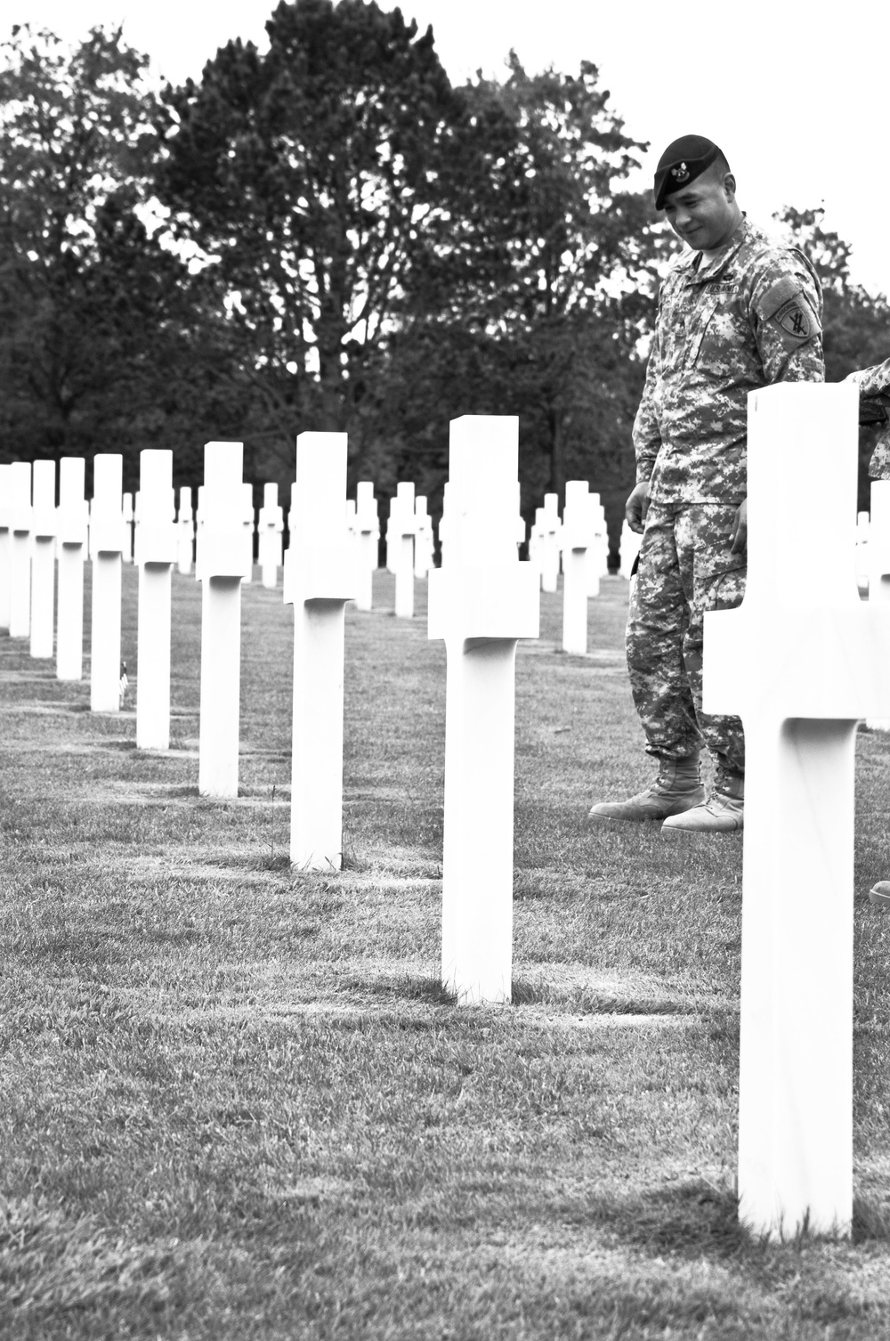 Joint Task Force D-Day 71 visits D-Day sites